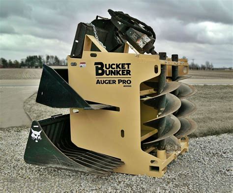 bucket bunker skid steer|60 inch skid loader bucket.